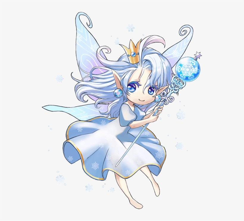 Fairy Princess Of The Snowflake - 夢 100 覚醒 妖精, transparent png #1032560