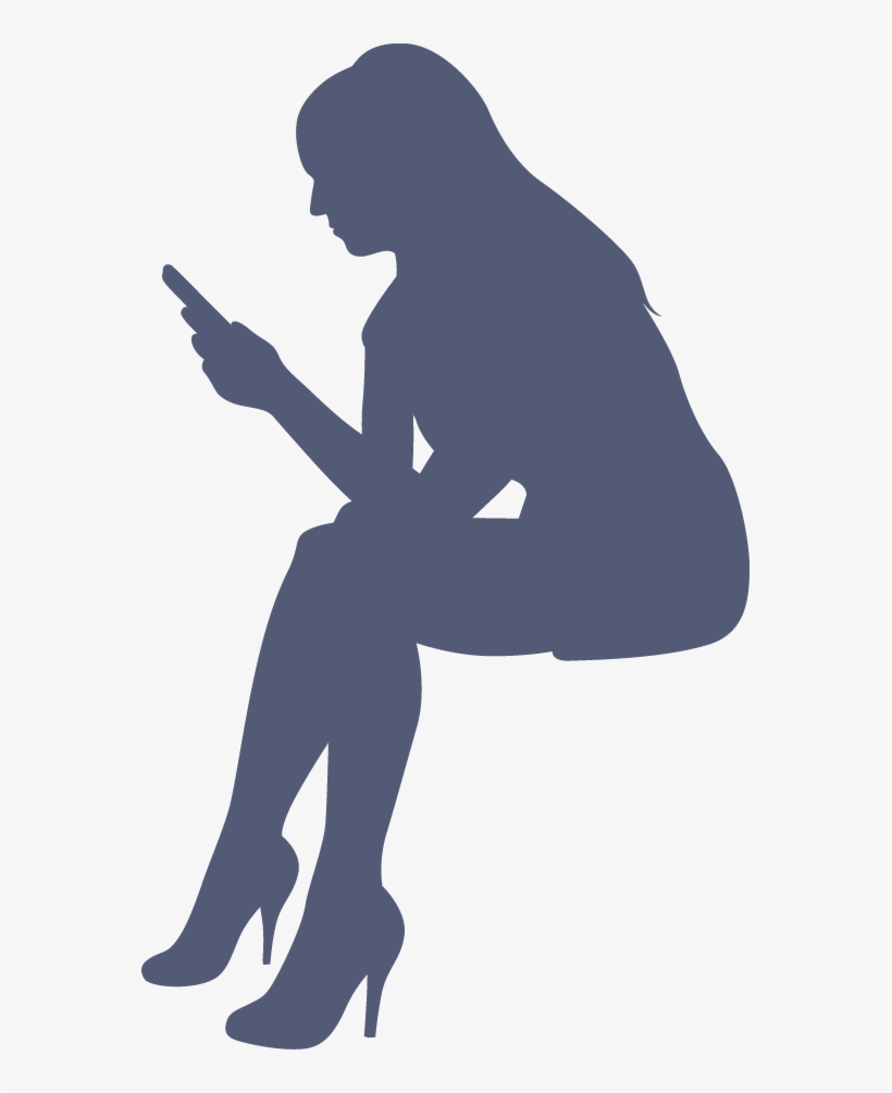 Women - Silhouette, transparent png #1032688