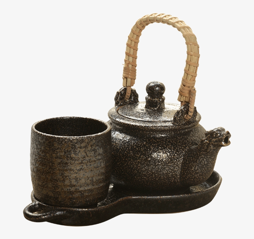 Gold Inlaid Jade Tea Set Kung Fu Tea Set Longquan Three-piece - Teaware, transparent png #1033206