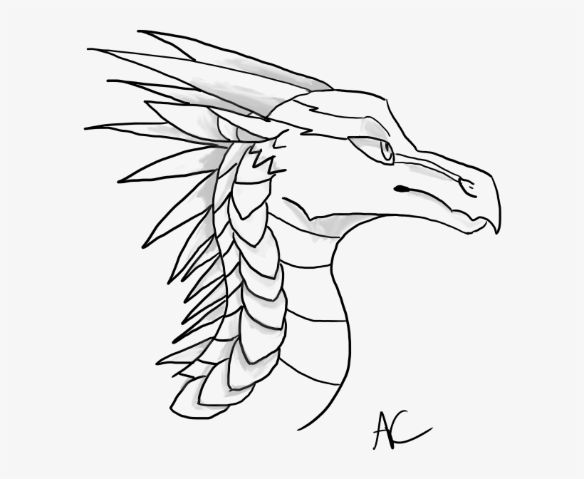 Icewing Headshot Base - Wings Of Fire Icewing Base, transparent png #1033256