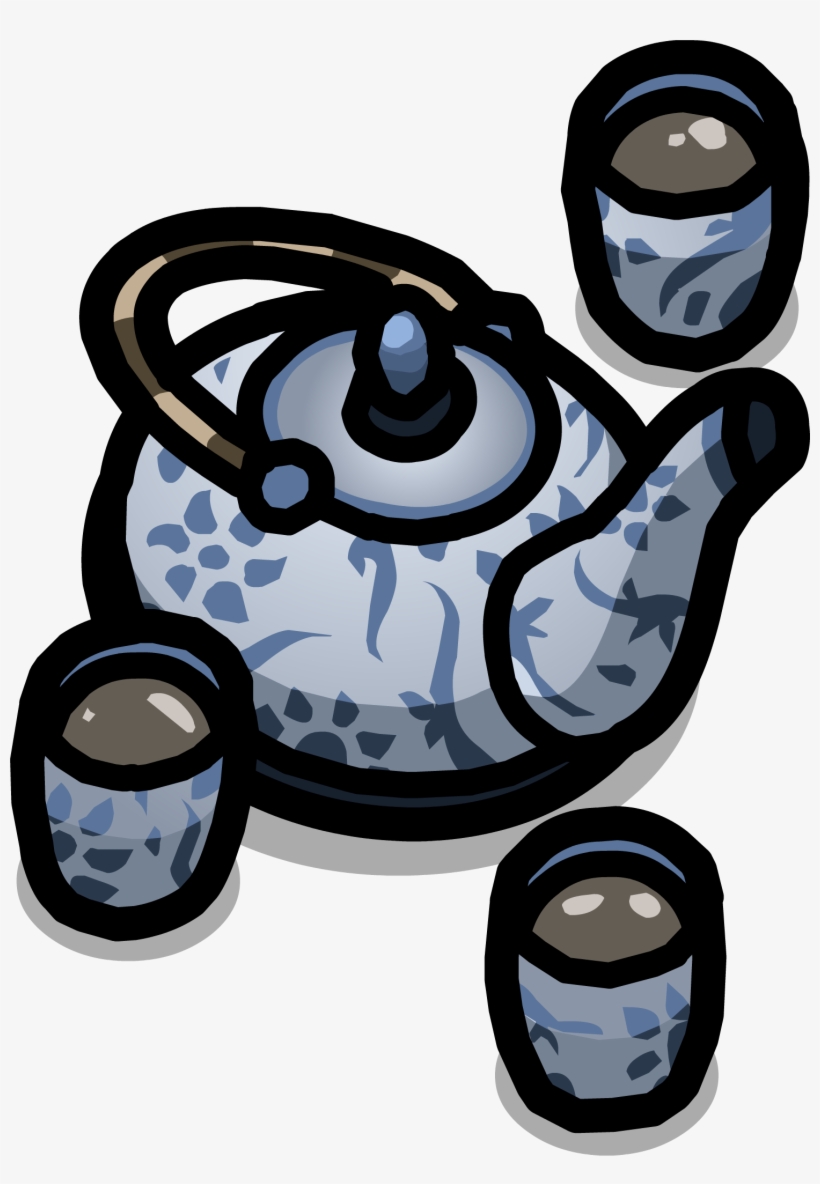 Blue Tea Set Sprite 002 - Tea - Free Transparent PNG Download - PNGkey