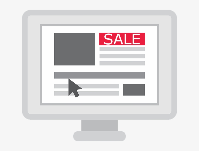 Sale Banner On Computer - Computer, transparent png #1033781