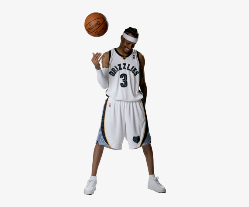 Allen Iverson Grizzlies - Allen Iverson No Background, transparent png #1033797
