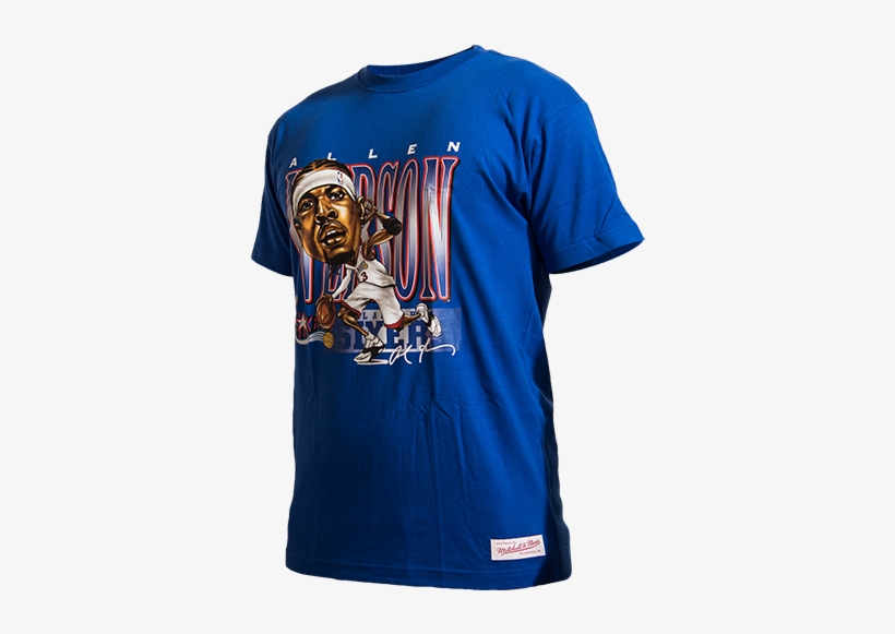 Mitchell & Ness Caricature Philadelphia 76ers Allen - Philadelphia, transparent png #1033929