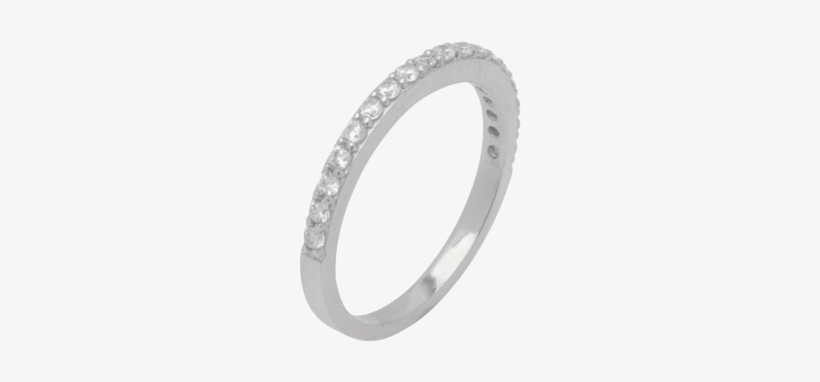 14k White Gold Ring For Engagement Diamond Stones 18 - Ring, transparent png #1034042