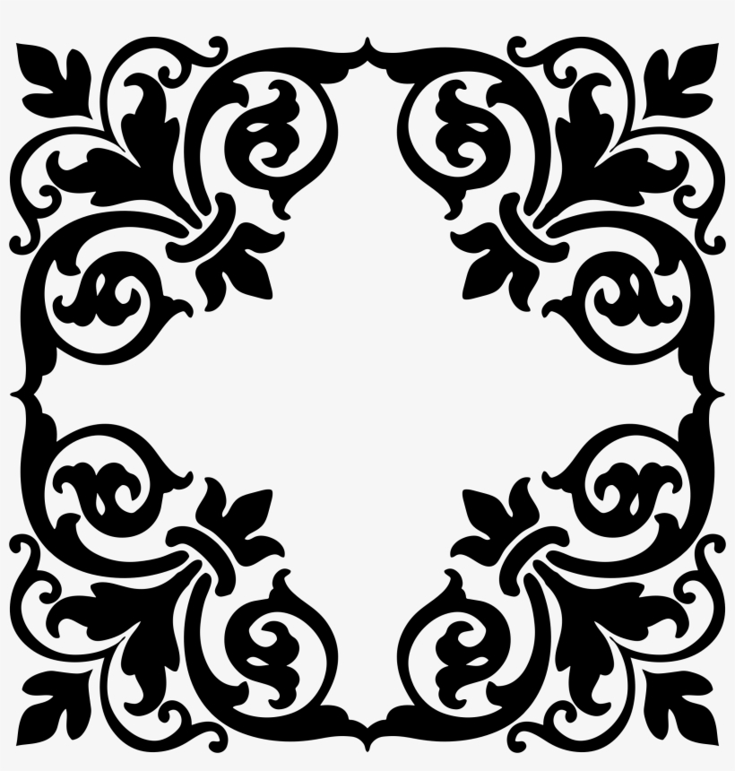 Damask Frame - Frame Damask, transparent png #1034478