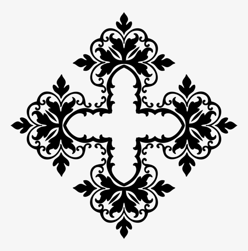 Borders And Frames Picture Frames Damask Computer Icons - Flourish, transparent png #1034503