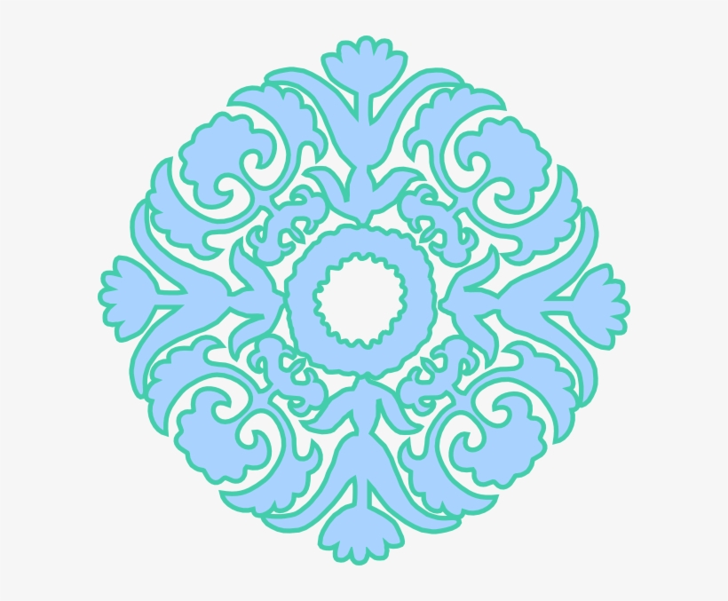 Damask Clipart Florish - Art, transparent png #1034975