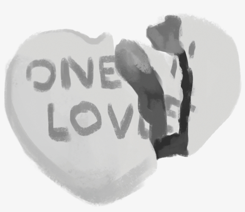 Broken Candy Heart, transparent png #1035165