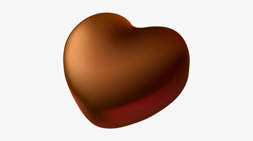 Chocolate Clipart Chocolate Heart - Chocolate Heart Transparent Background, transparent png #1035276