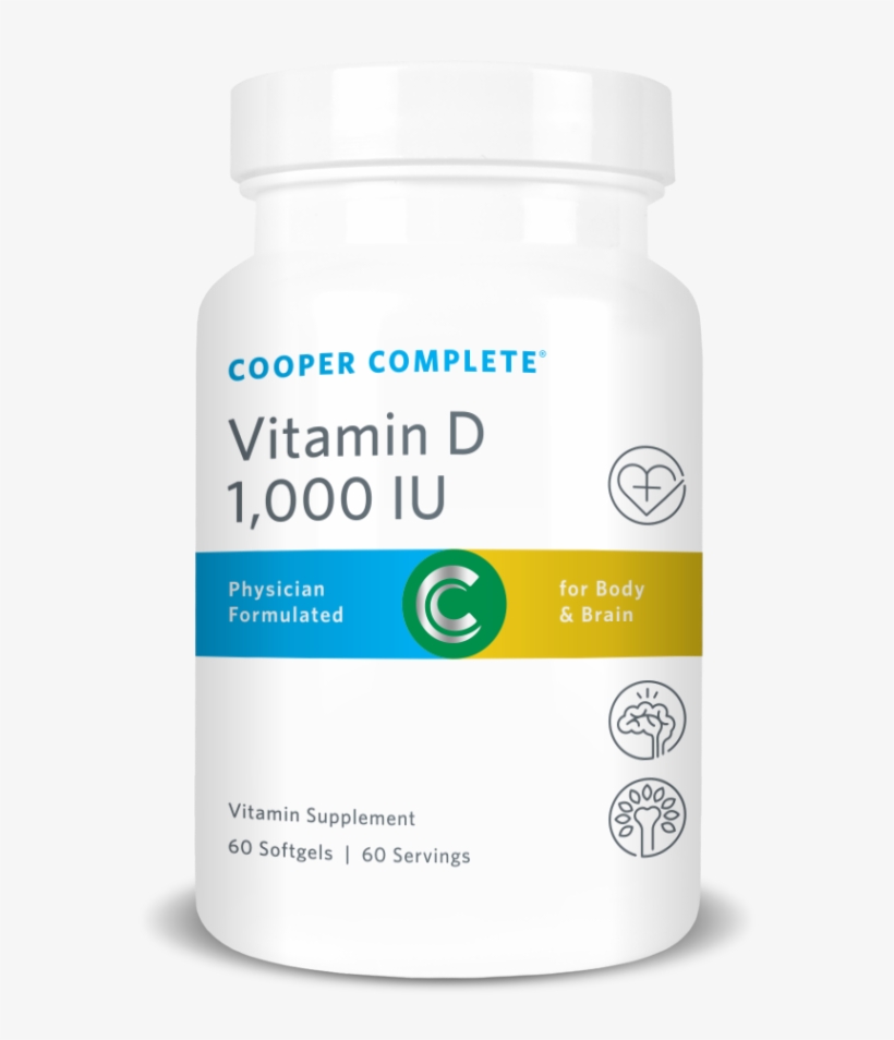 Vitamin D3 1000 Iu Cooper Complete Nutritional Supplements - Multivitamin, transparent png #1035355