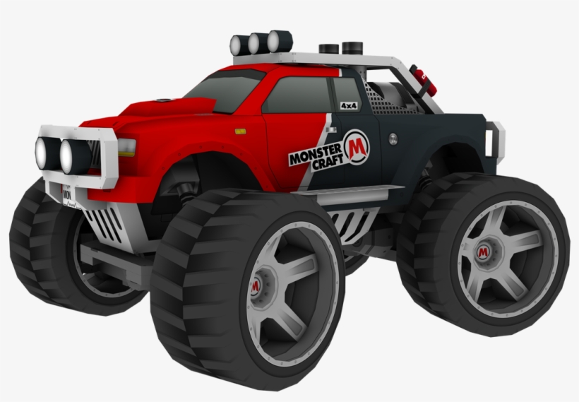 Cole Vance For Computer - Monster Truck Papercraft Template, transparent png #1035384