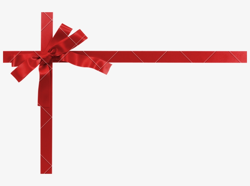 Red And Bow Photos - Gift Red Bow Ribbon Png, transparent png #1035417
