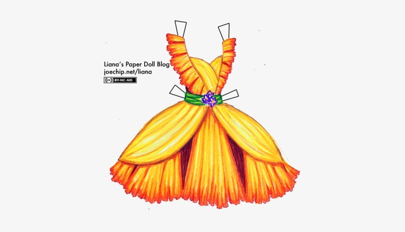 Click For Larger Version - Draw A Fairy Dress, transparent png #1035725