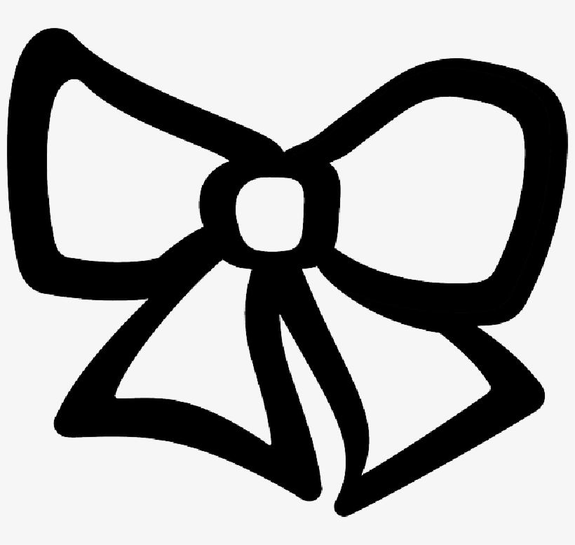 Mb Image/png - Ribbon Black And White Clip Art, transparent png #1036004