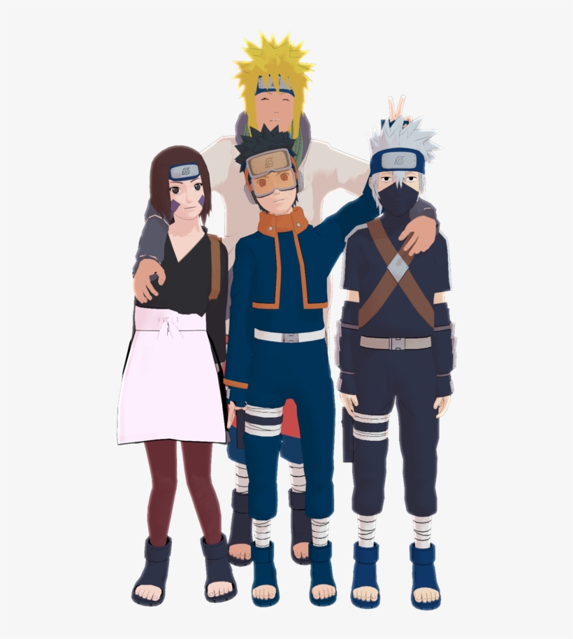 Kakashi, Obito, Rin By Mmdspot - Rin Obito Kakashi Png, transparent png #1036229