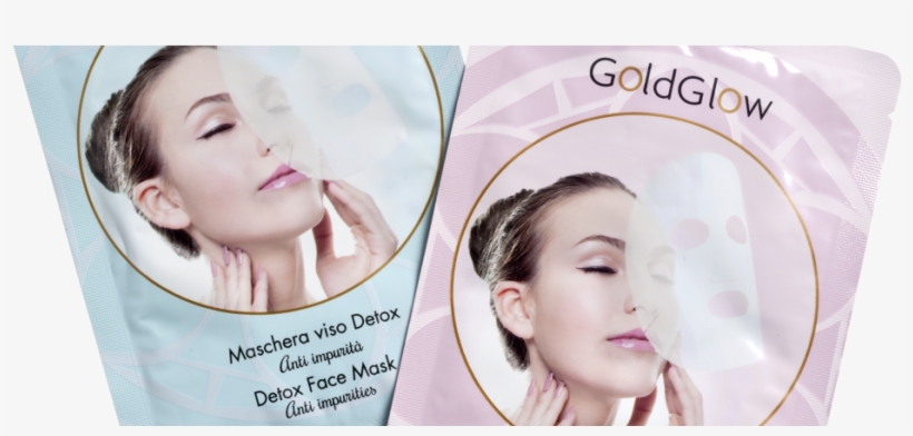 Gold Glow Beauty Mask - Bella Hydrating Moisture Revitalizer Hyaluronic Bio, transparent png #1036450