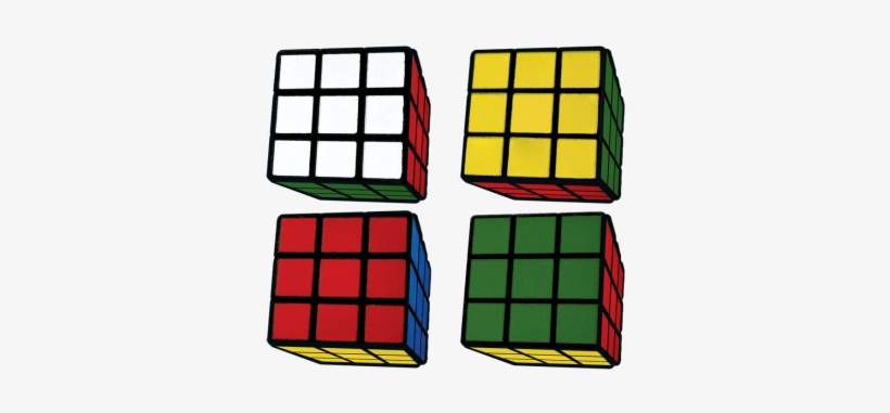 Picture Of Rubik's® Cube 3d Mini Eraser Set - Rubik's Cube, transparent png #1036541