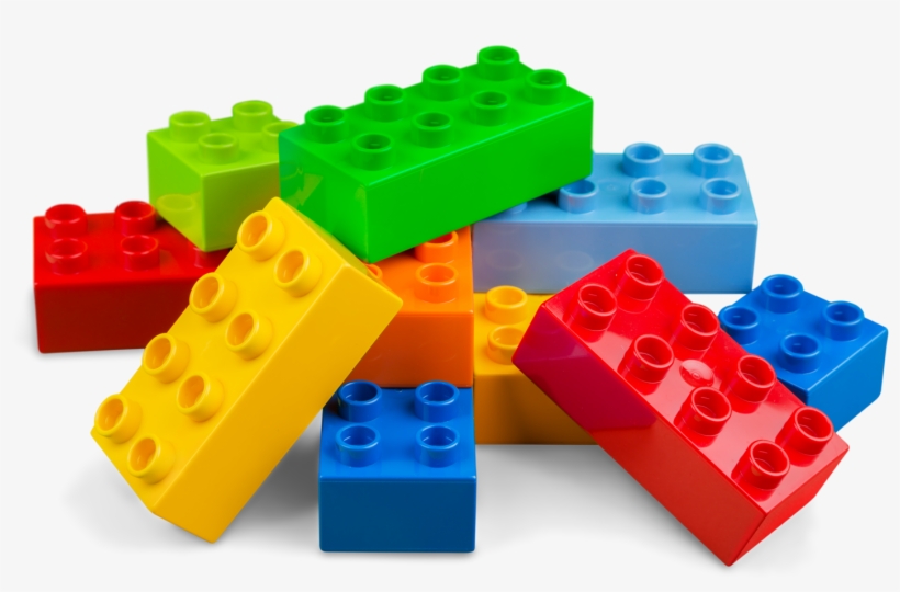 Transparent Lego Block Graphic Black And White - Lego Building Blocks Png, transparent png #1036603