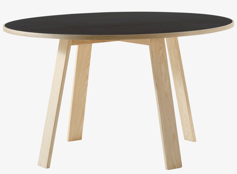 Modern Black And White Table Png Image - Round Table, transparent png #1036633