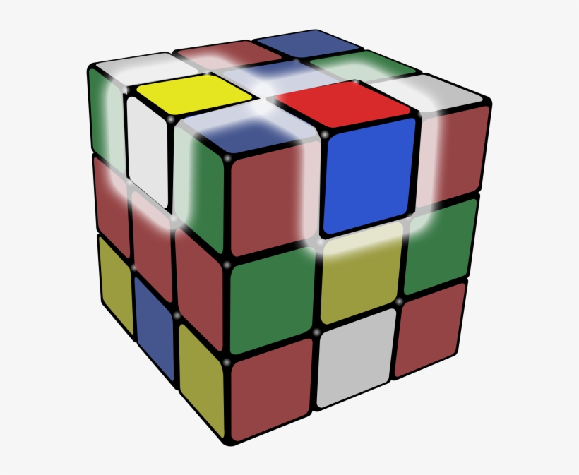 Rubiks Cube Edge Pieces - Edge Piece On A Rubik's Cube, transparent png #1036700