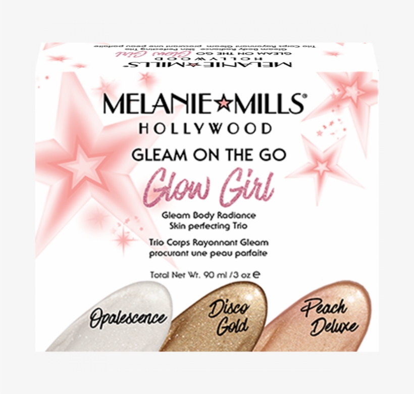 Melanie Mills Gleam On The Go- Glow Girl Radiance Trio - Star, transparent png #1036751