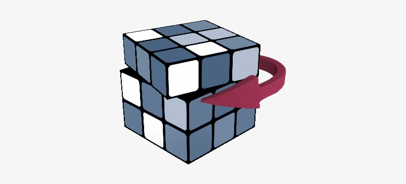 Rubiks Cube Methods - Y Move Rubik's Cube, transparent png #1036792