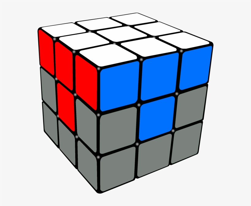 First Layer Completed - Rubiks Cube White Cross, transparent png #1036862