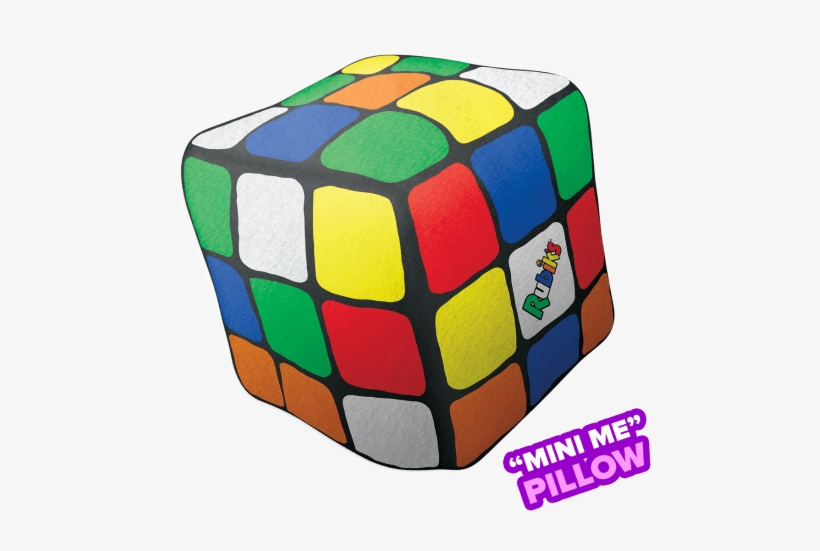 Mini Rubik's® Cube Scented Microbead Pillow - Iscream Rubiks Cube 3d Microbead Pillow By Iscream, transparent png #1037163