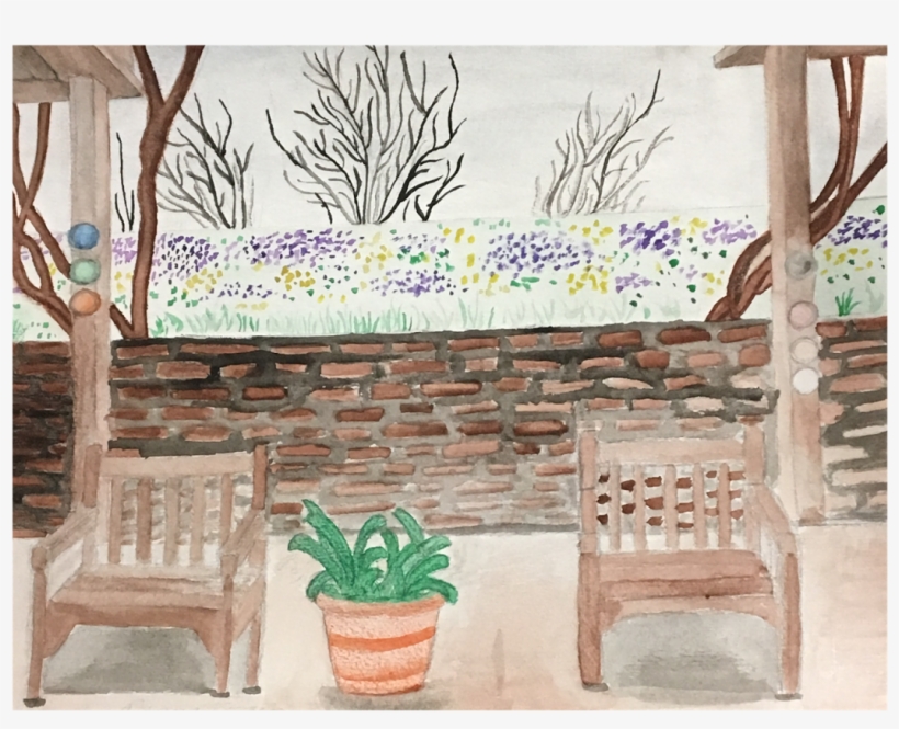 For This Project, We Created A Landscape - Outdoor Table, transparent png #1037290