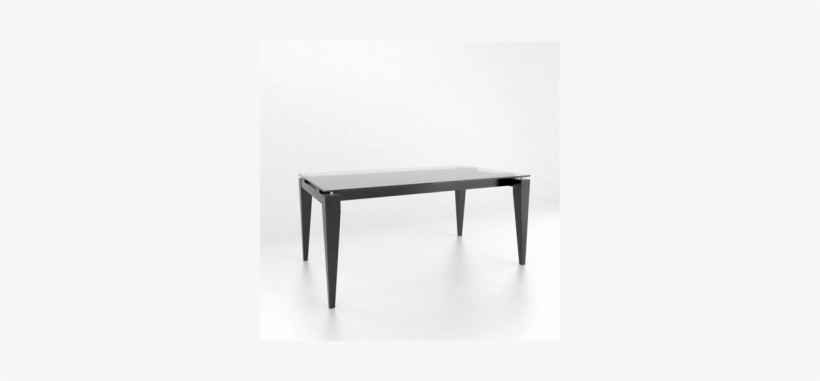 38x66" Rectangular Glass Table By Canadel - Canadel Inc., transparent png #1037397
