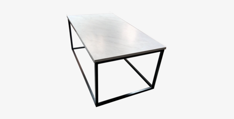 Floyd Black And White Rectangle Coffee Table - Marble, transparent png #1037537