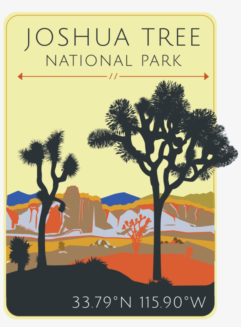 Joshua Tree Illustration-01 - Illustration, transparent png #1037706