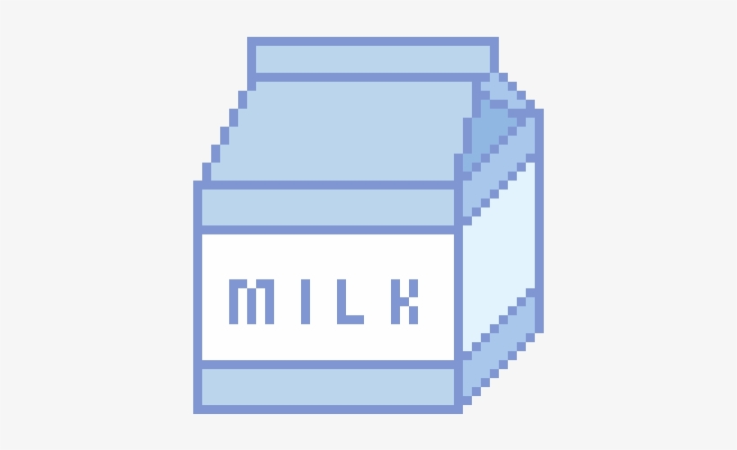 Nes Milk - Milk Carton Pixel Art, transparent png #1037862