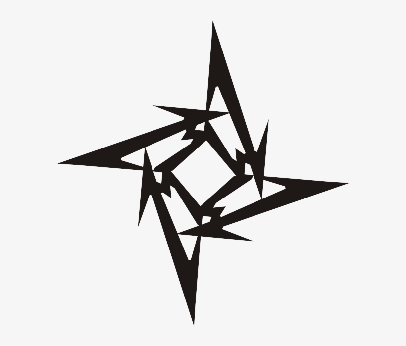 Logo Metallica Ninja Star Vector - Metallica Ninja Star Logo, transparent png #1038049