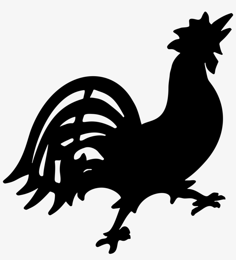 Rooster Silhouette Clip Art At Getdrawings - Rooster Silhouette Png, transparent png #1038110