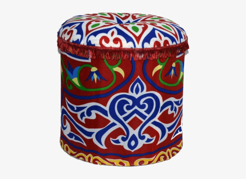 Free Png Ramadan Bean Bag Png Images Transparent - Memories Maker Round Printed Pouf, Red, transparent png #1038313