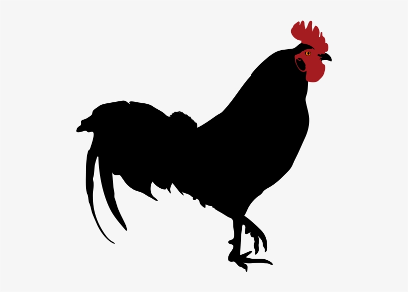 Rooster Silhouette - Rooster Silhouette Png, transparent png #1038315