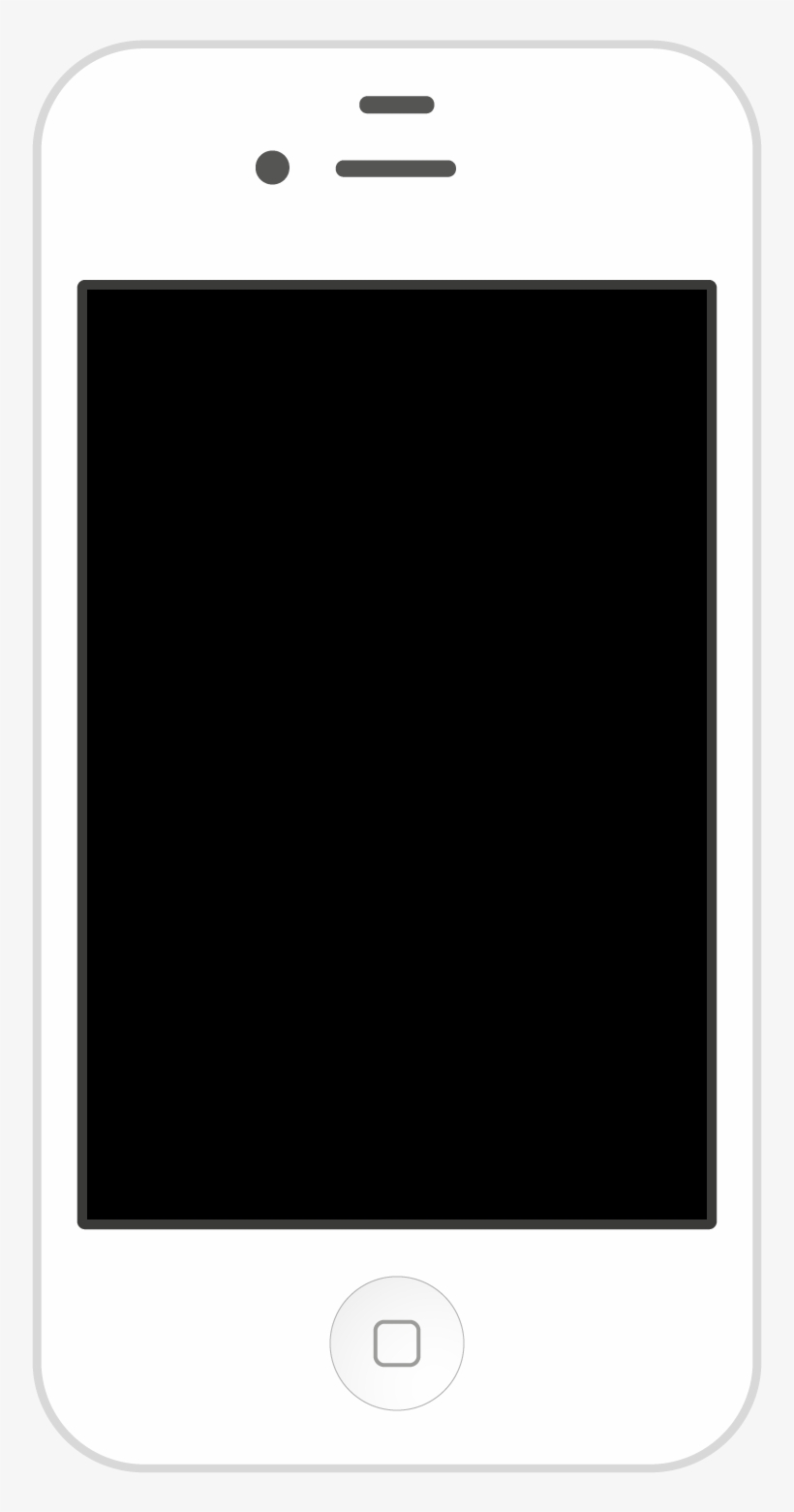 Iphone Template Png - Iphone 4s Png Template, transparent png #1038407