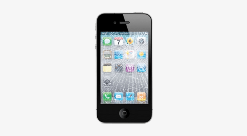 Iphone 4 Broken Screen - Apple Iphone 4, transparent png #1038558