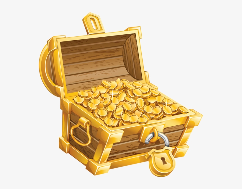 Pirate Clipart Coin - Pirate Treasure Chest Png, transparent png #1038886