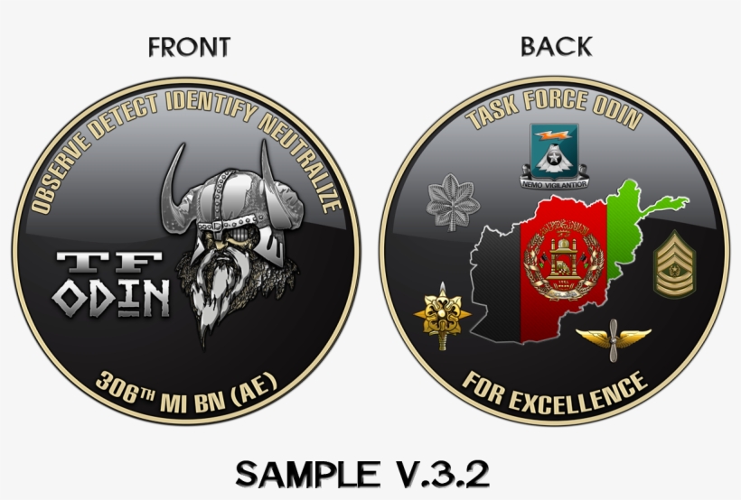 My First Challenge Coin Was About To Manifest In Black - 704th Military Intelligence Brigade, transparent png #1038907
