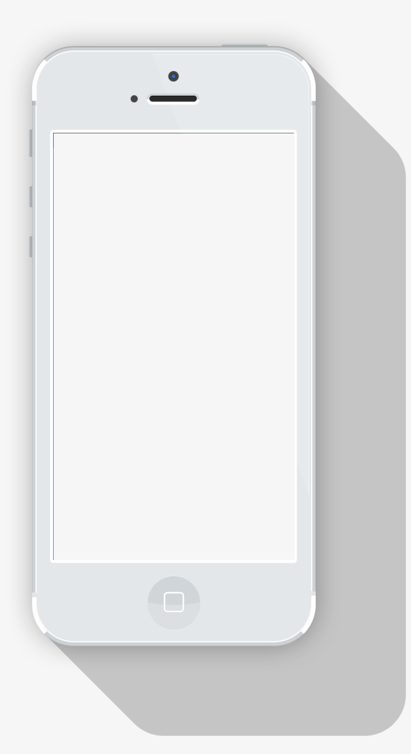 Iphone 5 Png Template - Iphone, transparent png #1039050