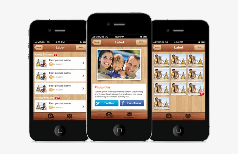 Photoly - Sample Design For Apps, transparent png #1039224