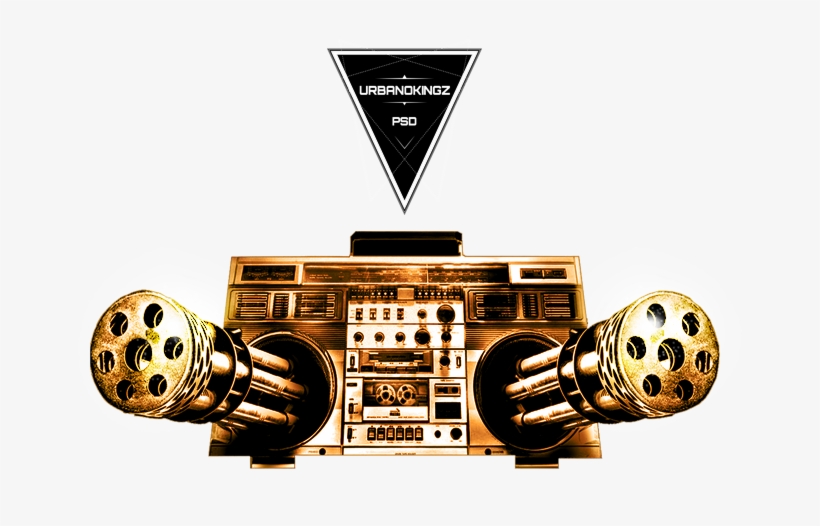 Old School Radio With Guns - Street Sweeper Social Club Street Sweeper Social Club, transparent png #1039257