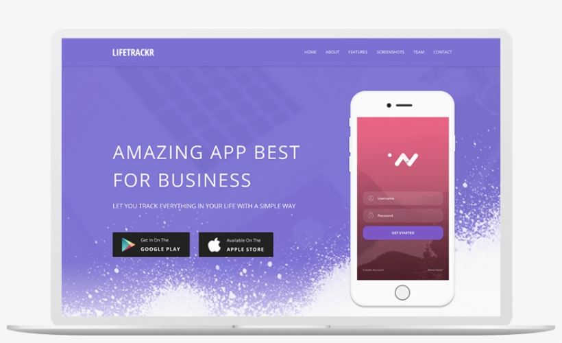 Lifetrakr - Mobile App, transparent png #1039340