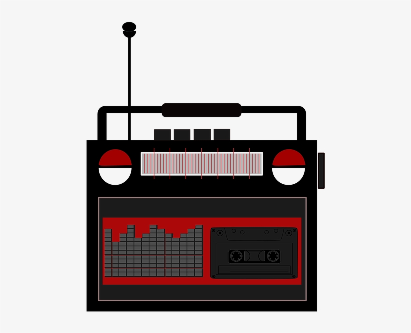 Old Radio Clipart - Radio Tape Png, transparent png #1039387