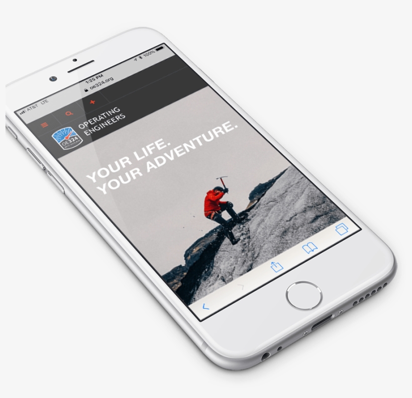 White Iphone Mockup Template - New Google, transparent png #1039594