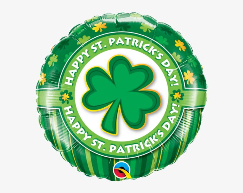 Patrick's Day Foil - Happy St Patricks Day Foil Balloon (18") 1pc, transparent png #1039662