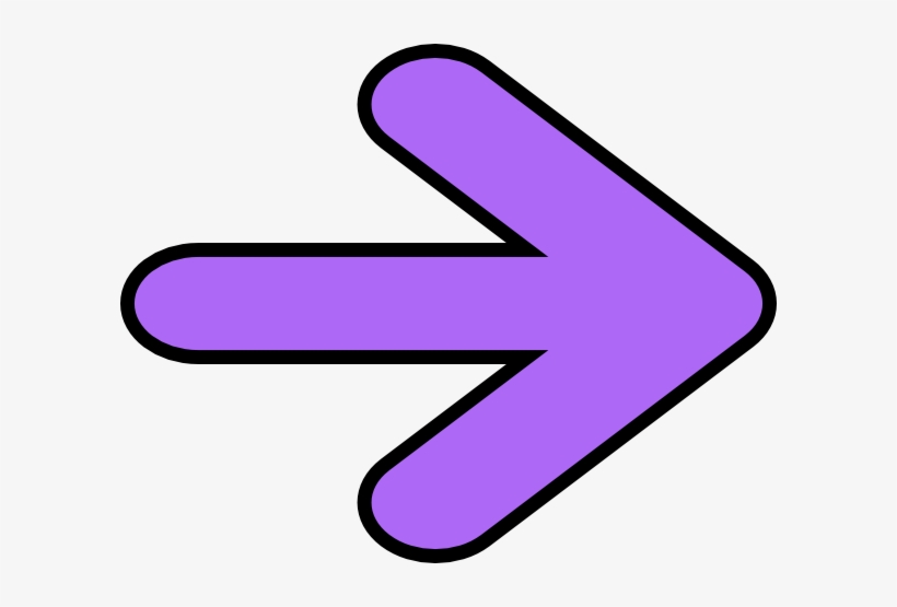 Jpg Freeuse Library Clipart Arrow Pointing Right - Purple Arrow Pointing Right, transparent png #1039860